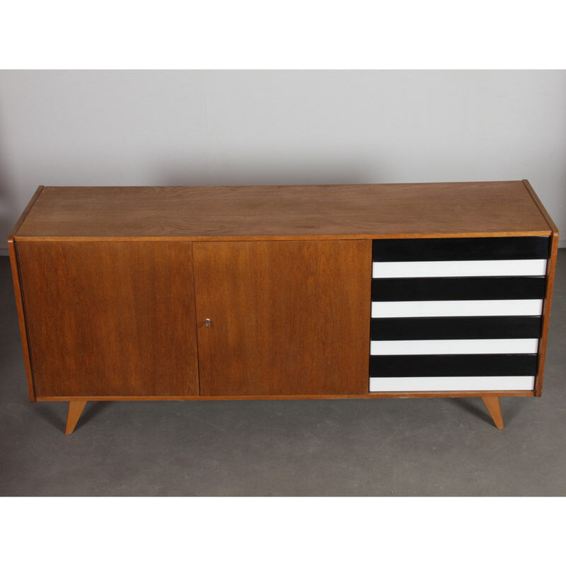 Oak enfilade by jiri jiroutek, model u-460, 1960