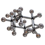 Mid Century Robert Haussmann Atomic Suspension Lamp, Sculptural Lamp 1969