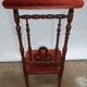 Pray-god wooden chair at assisi carpet in velvet 19th century