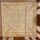 Art Deco corner chair with caning