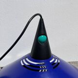 Postmodern blue metal pendant light Glossy