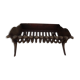 Foyer grille de cheminée  en fonte pour bûches L 38 cm