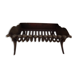 Fireplace cast iron chimney grate for logs L 38 cm
