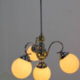 Art Deco Chandelier, 1930s, Restored