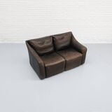 Leather Two-seater Sofa by COR 1970s
