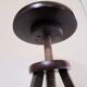 Tinted wooden screw stool