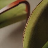 Pair of Art Deco armchairs in mahogany, circa 1930.