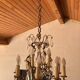 Louis XV style bronze and crystal chandelier - 12 lights