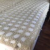 Double bedspread with tapered