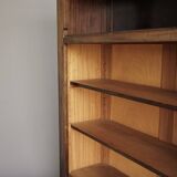 Bibliothèque Art Déco en bois de l'école de La Haye, années 1930