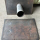 Enamelled cast iron wood stove and earthenware Mirus