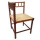 Corner armchair turned oak sitting mulched 50s