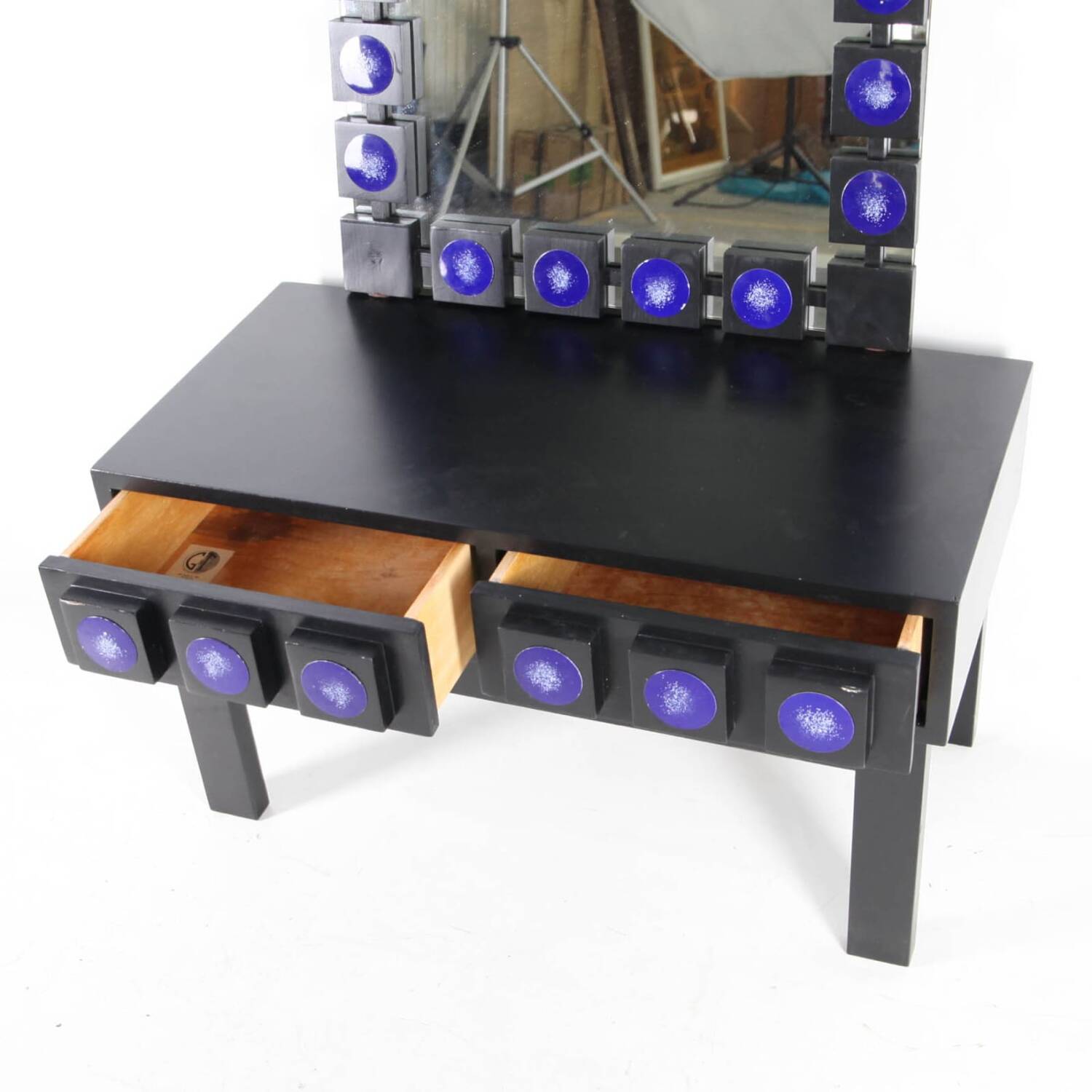 Ensemble console et miroir