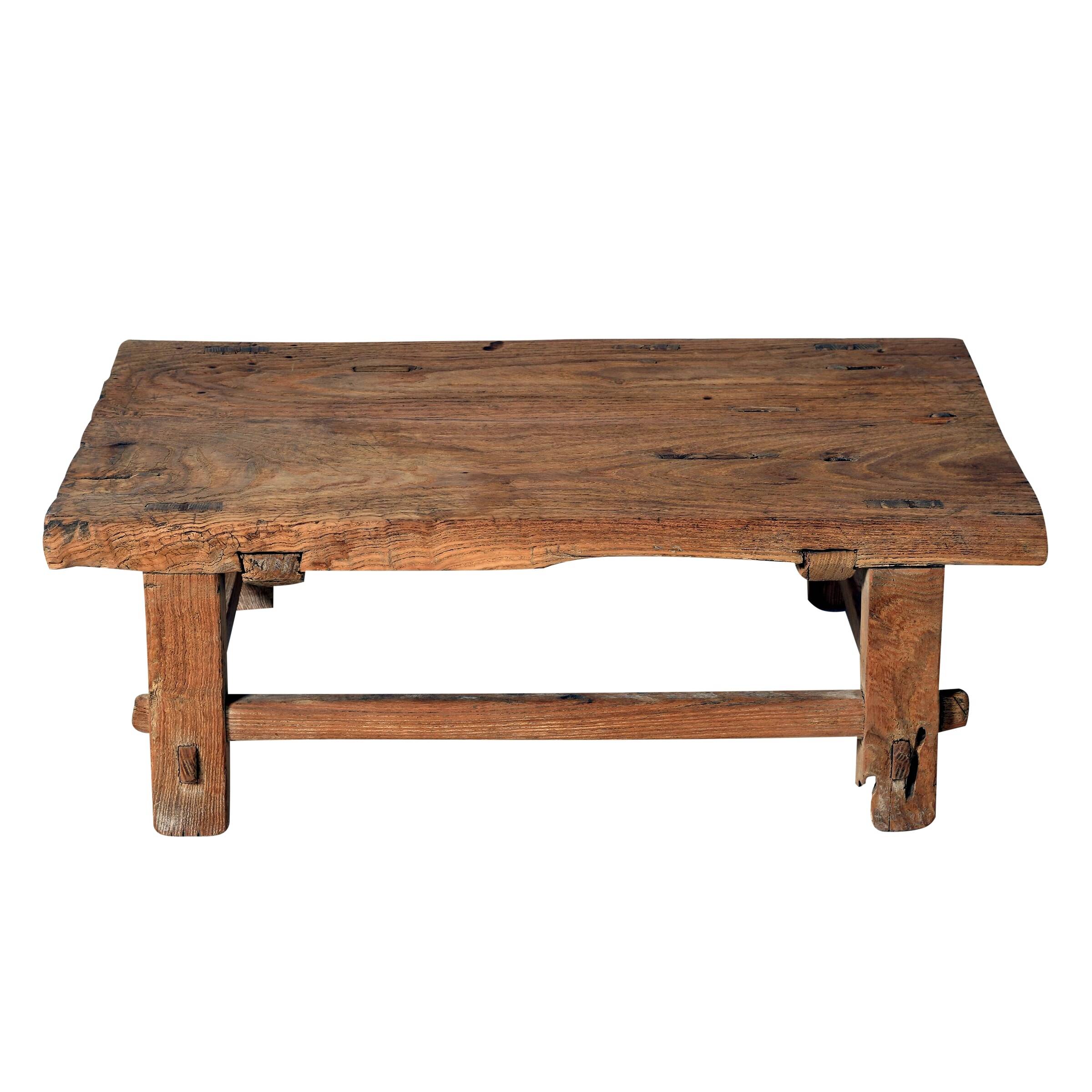 Fuzhou - Small antique Chinese coffee table in elm no. 5