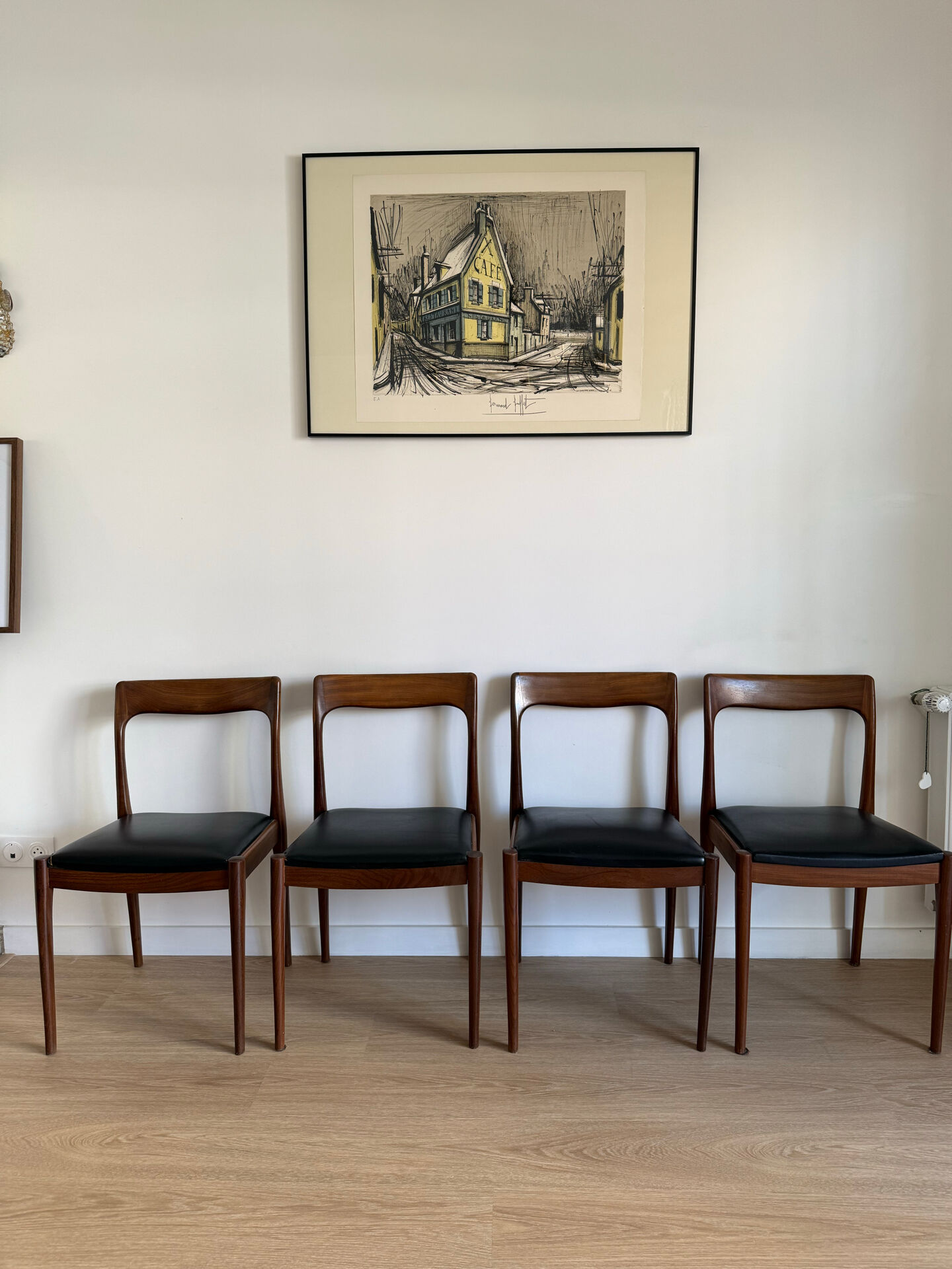 Chaises scandinaves en teck