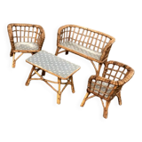 Rattan doll lounge