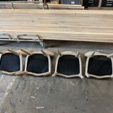 Beige medallion chairs