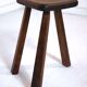 Tabouret tripode en bois