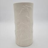 Gien matte porcelain vase