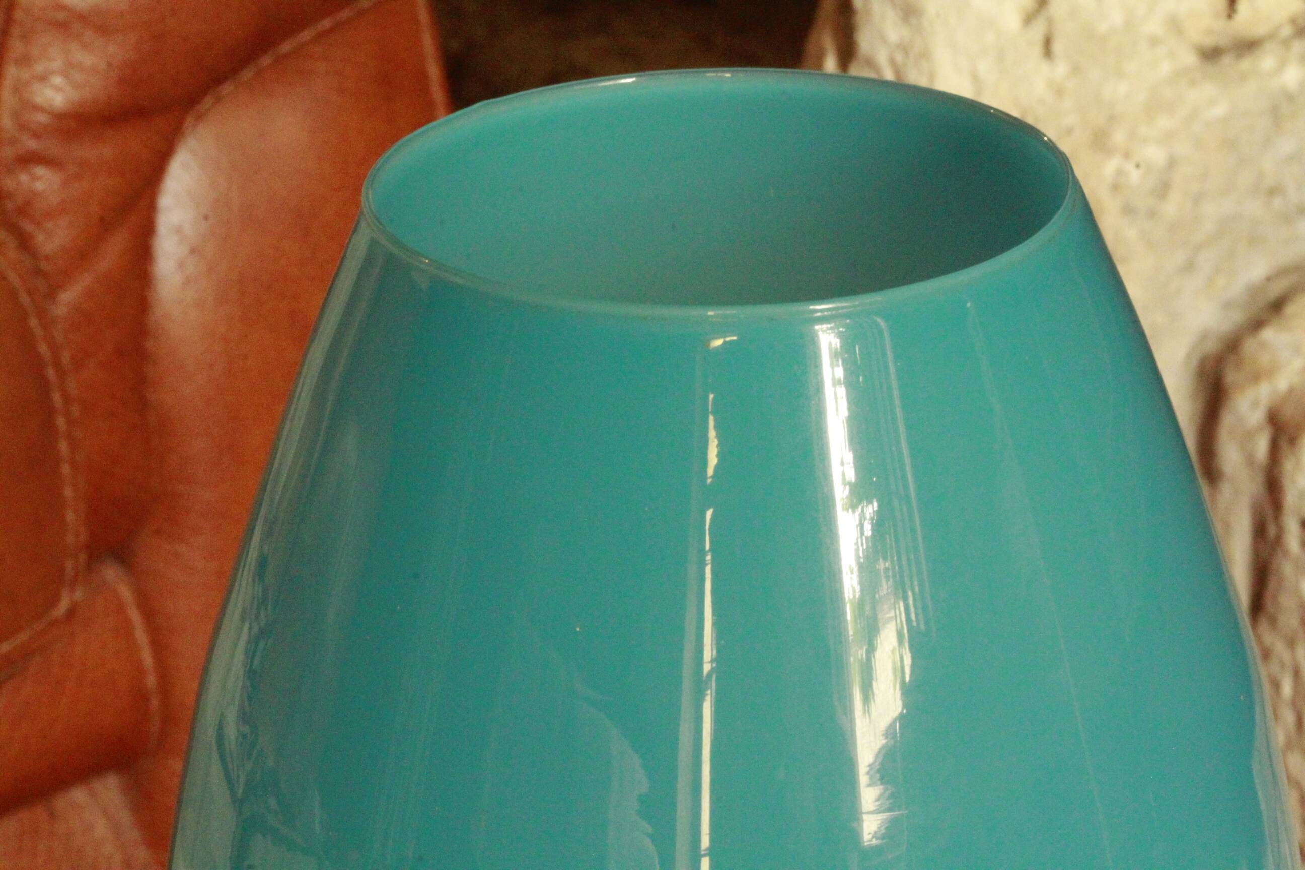 Large opaline vase