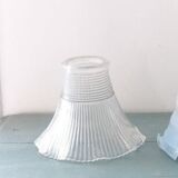Vintage glass lampshade for lighting.