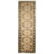 Vintage Turkish Oushak handmade wool copper cotton beige rug 138x420
