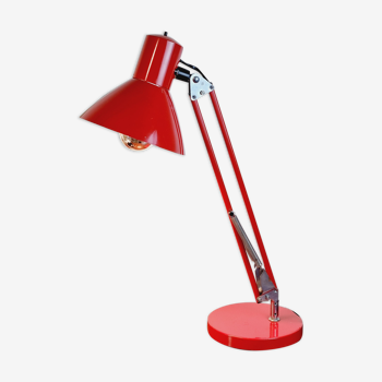 Lampe industrielle rouge