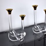 Pair of candle holders Dorothy Thorpe, lucite, 1970