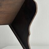 Antique wooden wall shelf.