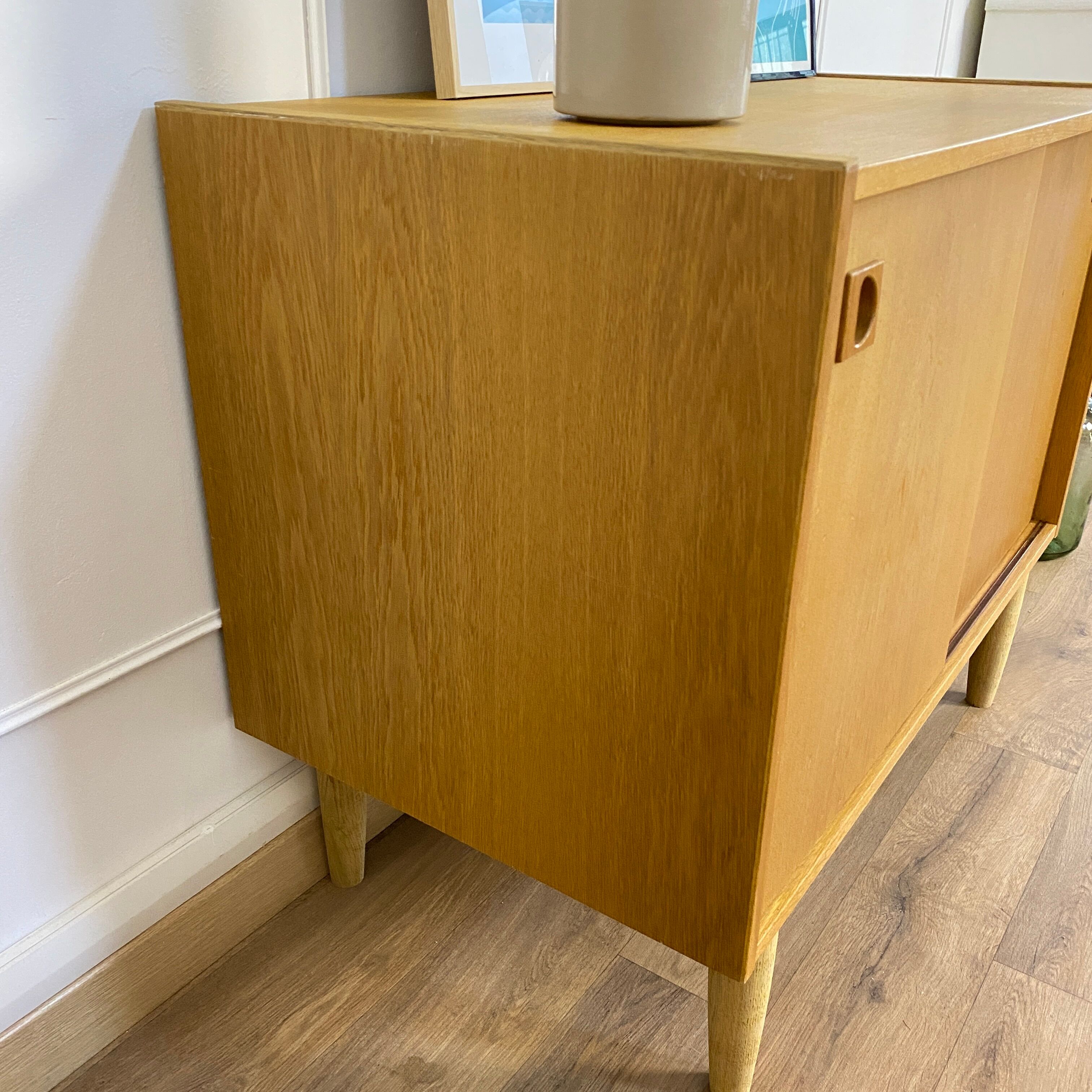 Vintage oak sideboard by Poul Hundevad