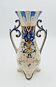 Small vase with floral decoration from Rouen