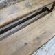Set of two rustic oak farm benches 2m