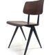 Lot of 4 vintage school chairs Galvanitas S16 Netherlands