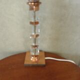 Copper glass table lamp
