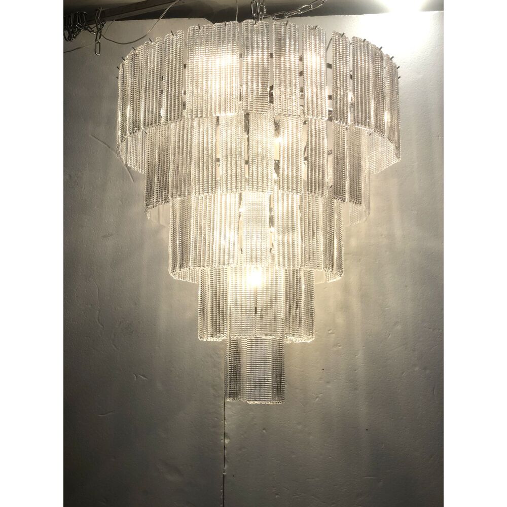 Pendant lamp in Murano glass