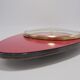 Vintage clock in red formica