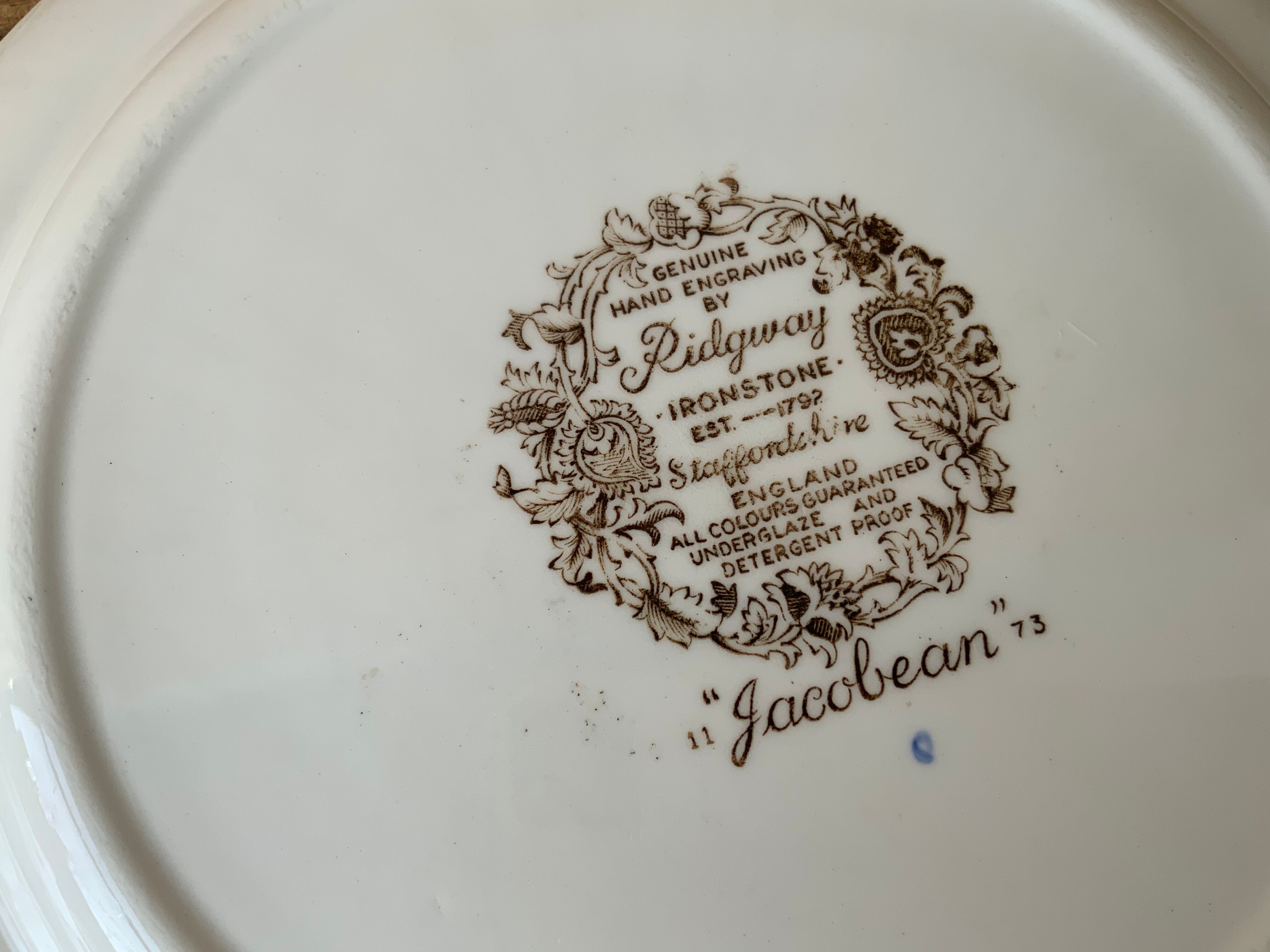 Vintage plates