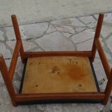 spøttrup stool made in Denmark in teak by Peder Kristensen