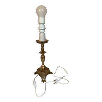 Brass lamp with lion claw paws Italy