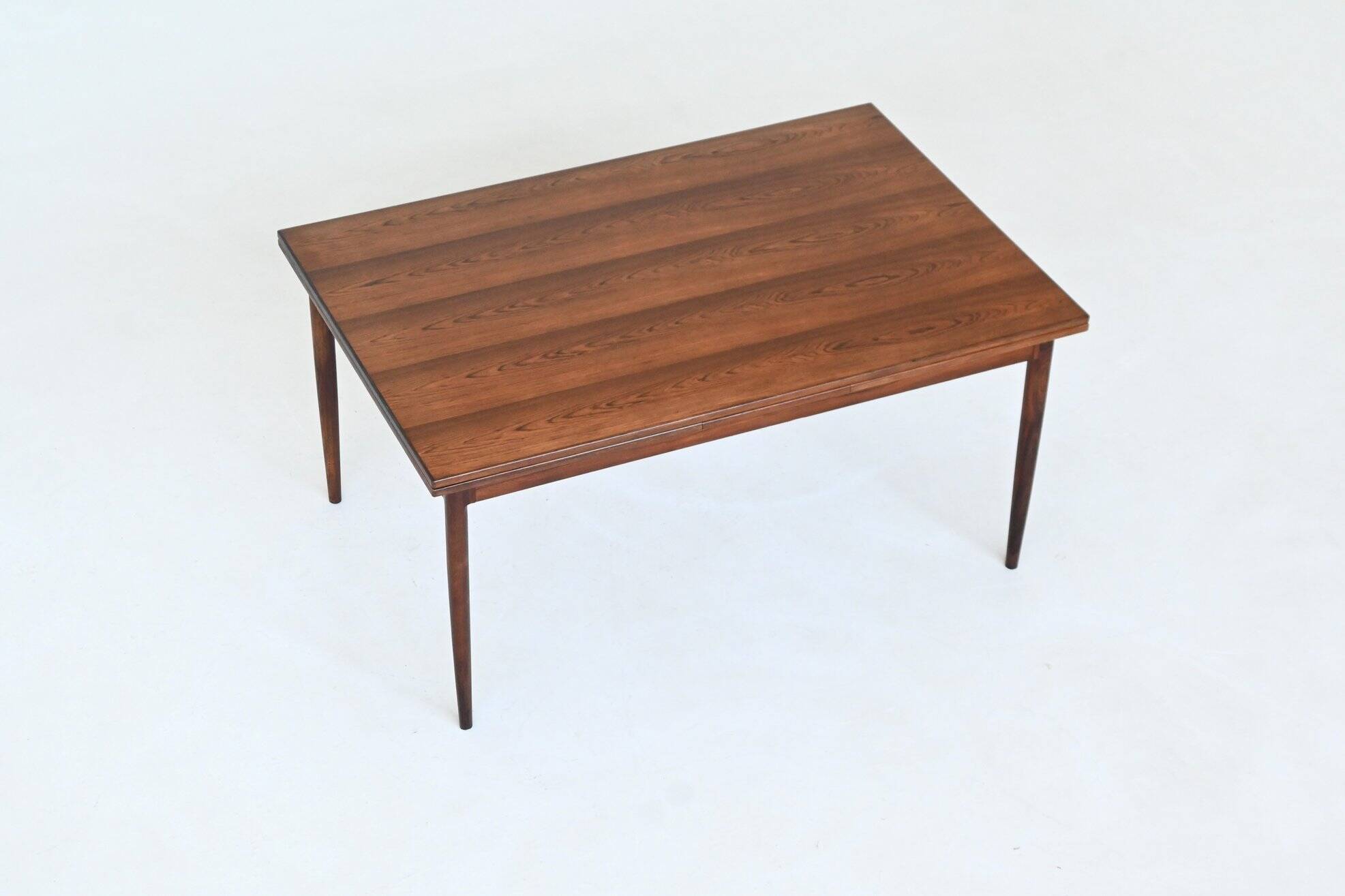 Niels Otto Moller large extendable dining table in rosewood Denmark 1960