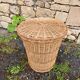 Large Wicker Basket with Lid