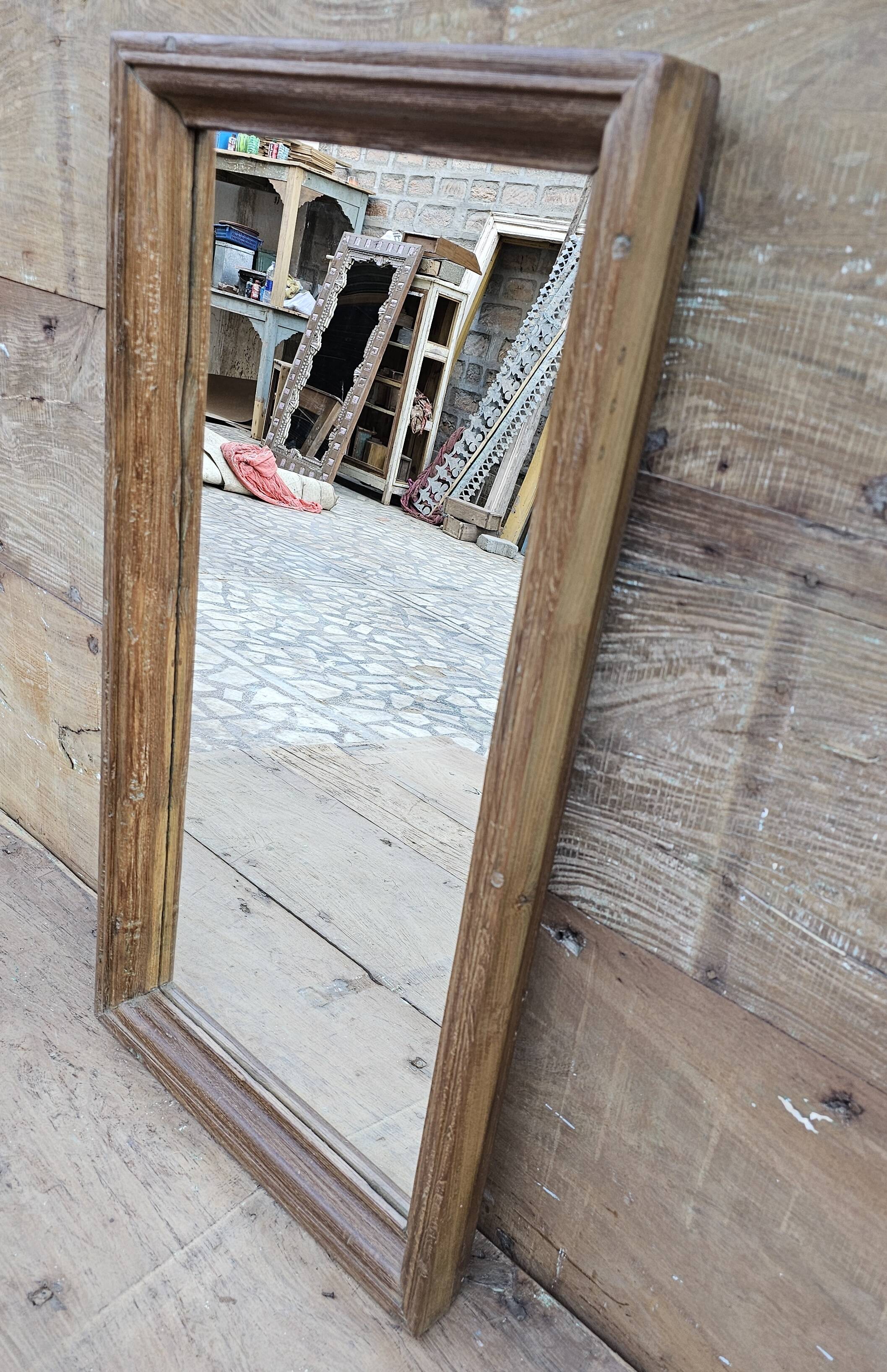 Teak mirror from Burma