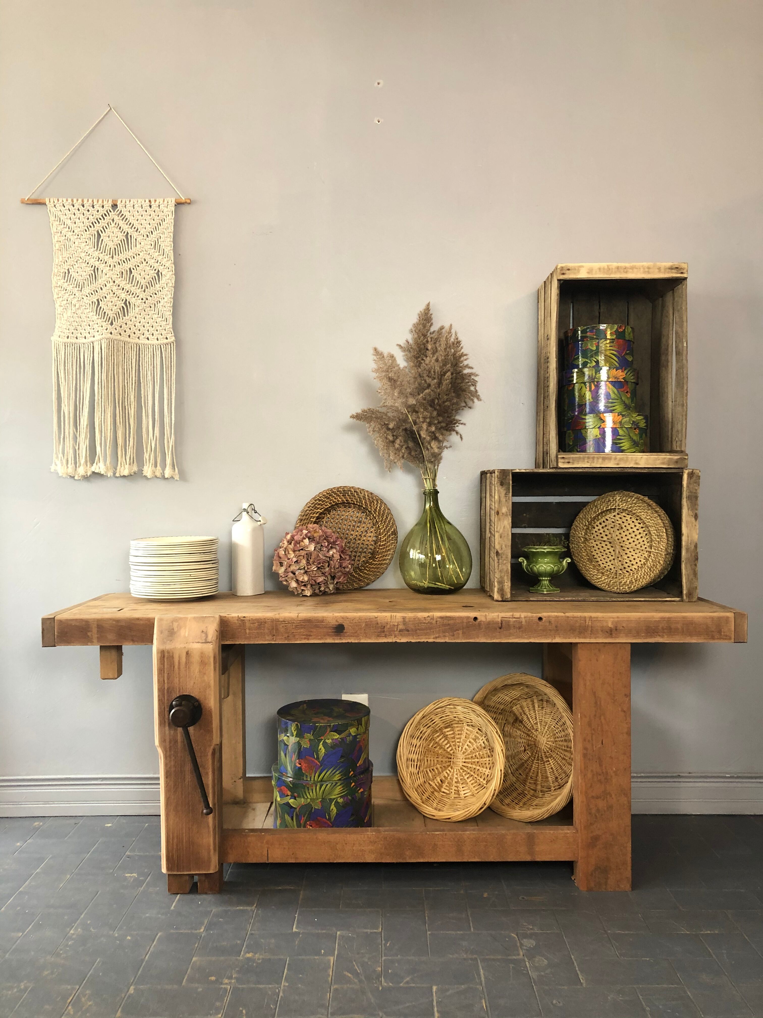 Ancient solid oak work