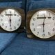 Rare duo of vintage roll clocks JAZ Licato 1960