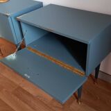 Paire de chevets vintage