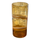 Caramel blown glass vase