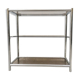Meuble étagère métal chromé
