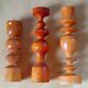 Bougeoirs scandinaves en bois