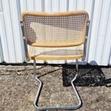 Vintage Breuer style caned chair
