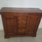 Louis Philippe style sideboard in cherry wood